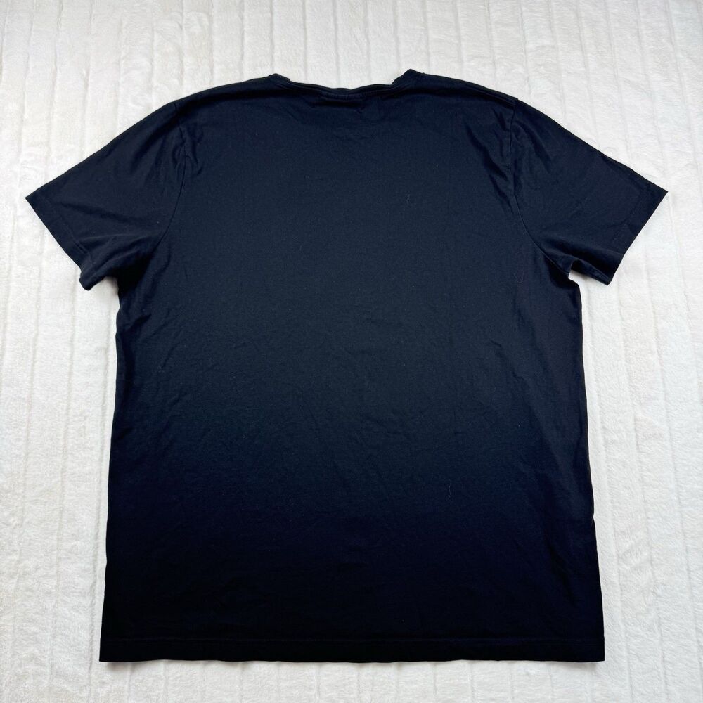 Porsche Crest Logo Essential Sport T-Shirt Men XL Black Tonal Print Graphic Race - Picture 2 of 11